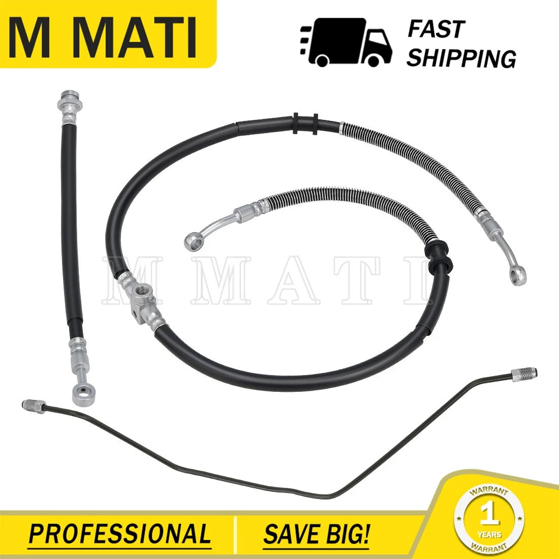 Front Brake Hose Line Pipe Kit for Yamaha YFM660R Raptor (2001–2005) 5LP-25872-01
