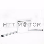 8" Rise 4" Pullback Ape-Hanger Z-Bars for Harley XL Sportster Dyna