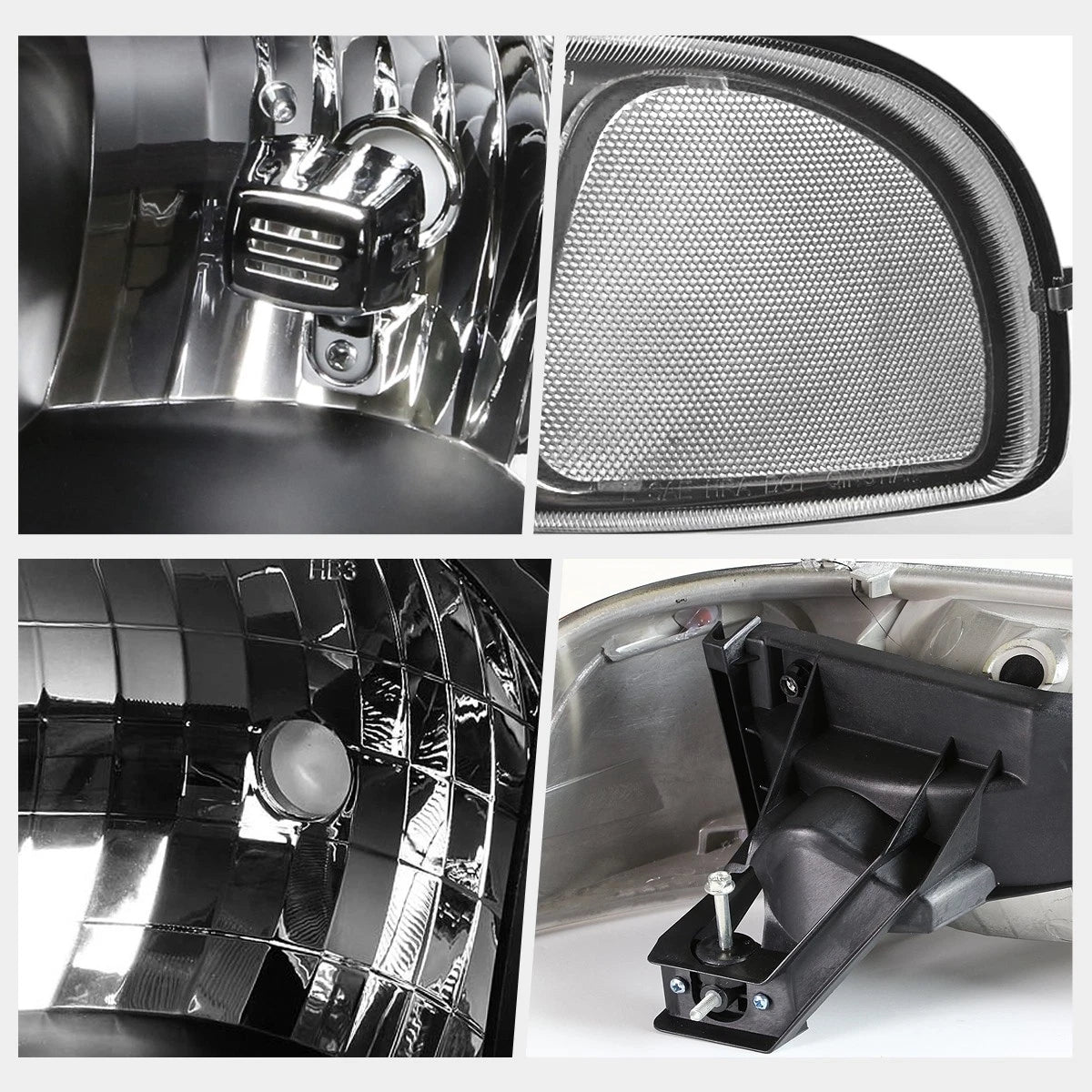 2X LED Projector Headlights for BMW E90 (2005–2008) Chrome Housing