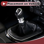 Gear Shift Stick Gaiter for Volkswagen T5 T5.1 (2003–2011) Black Faux Leather