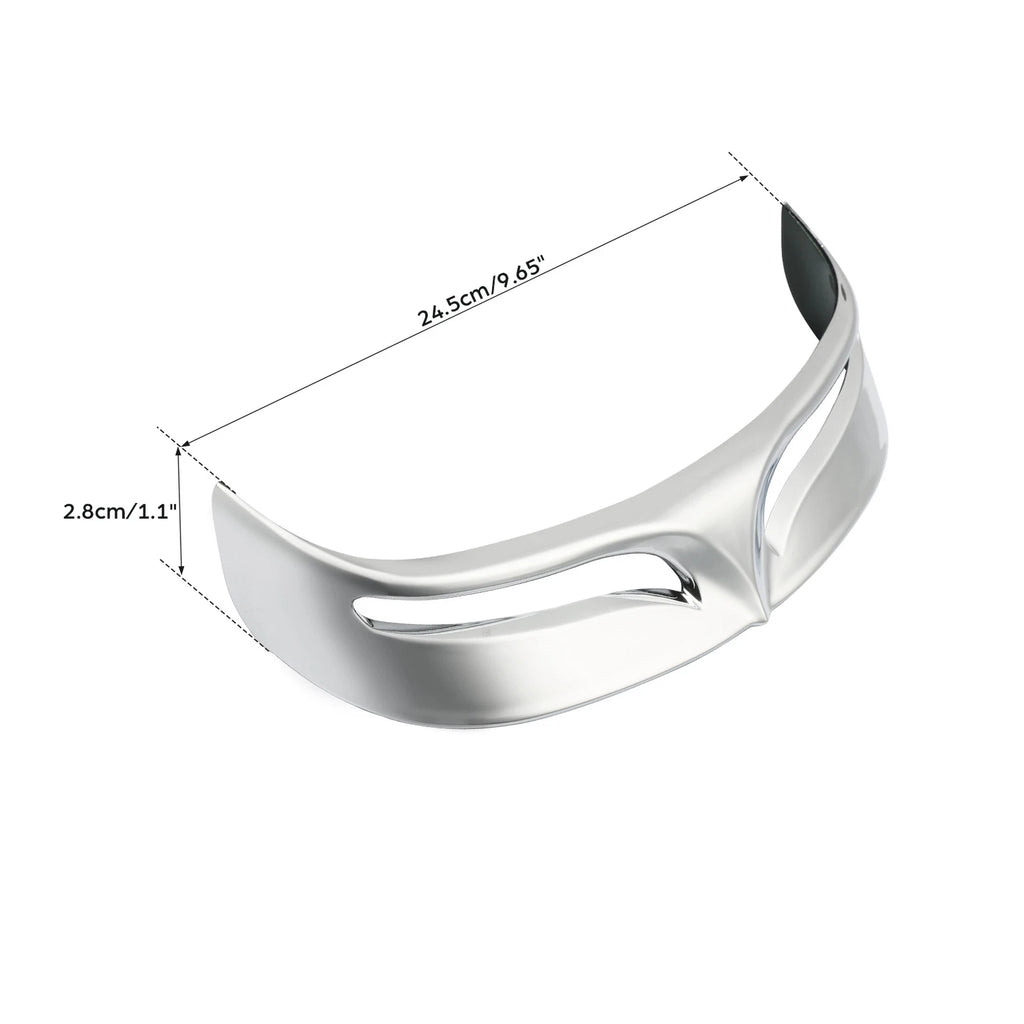 Chrome Rear Fender Edge Trim for Harley Fatboy FLSTF/B (2007–2017)