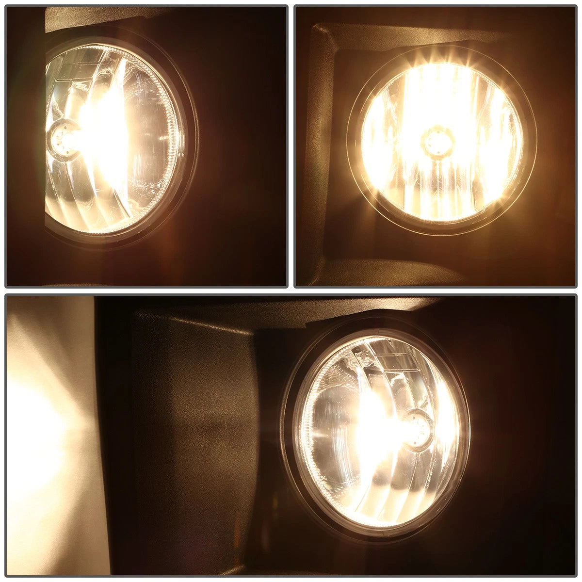 Fog Lights for GMC Sierra 1500 (2014–2015) OE Style Smoked Lens + Bulb