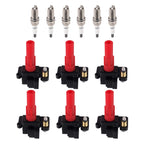 6x Ignition Coil + Spark Plug Set for Subaru B9 Tribeca, Outback 3.0L (2006–2007) UF287
