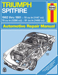Haynes Workshop Repair Manual for Triumph Spitfire (1962-1981)