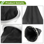 Gear Shift Stick Gaiter for Suzuki Swift (2005–2010) Matte Silver Black