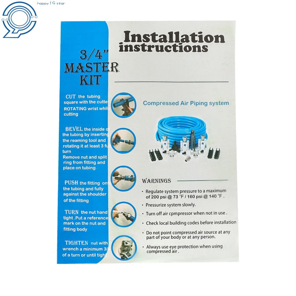 Compressed Air Line System Master Kit for M7500