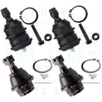 4X Suspension Front Lower Upper Ball Joint Kit for Ford Ranger (1998–2011)