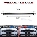 Eye-Catching Bumper Lip Rear Diffuser Strut Rod Bars for Ram Rivian (7.87)