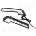 6-LED Daytime Running Lights Universal Euro Style 7-Tube Pair