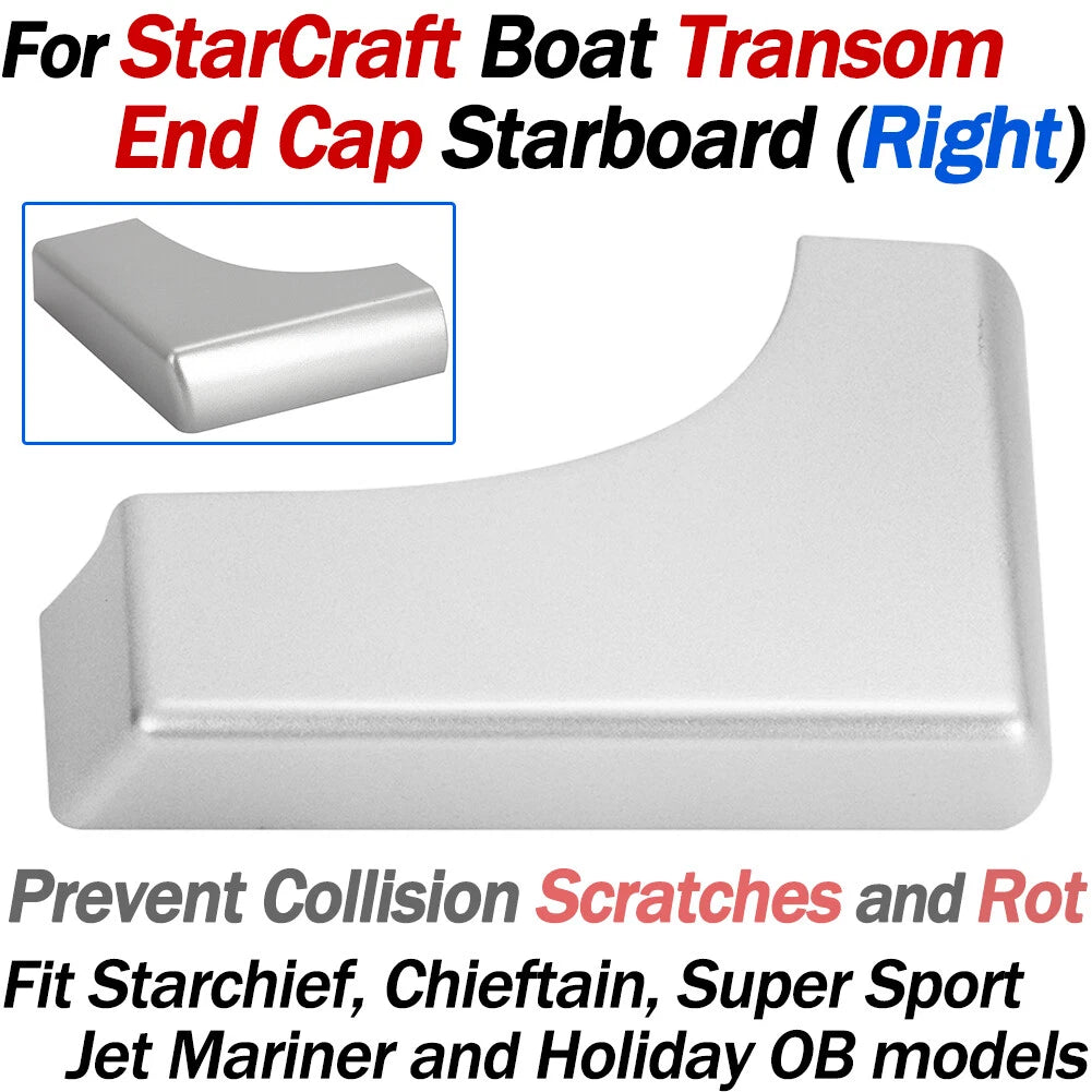 Transom End Cap for StarCraft Boat (Right Side)