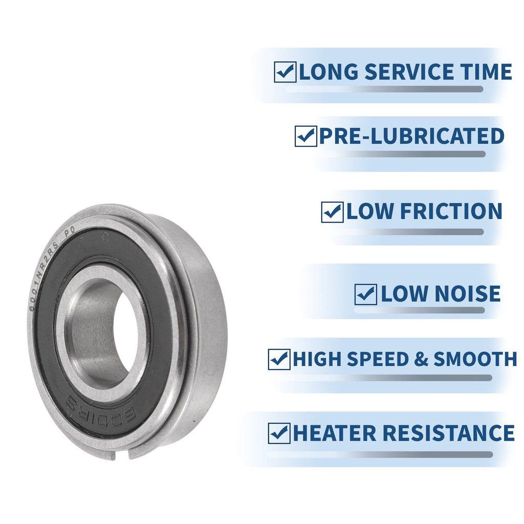 Deep Groove Ball Bearing 12x28x8mm for Scooter Skateboard (6001NR2RS)