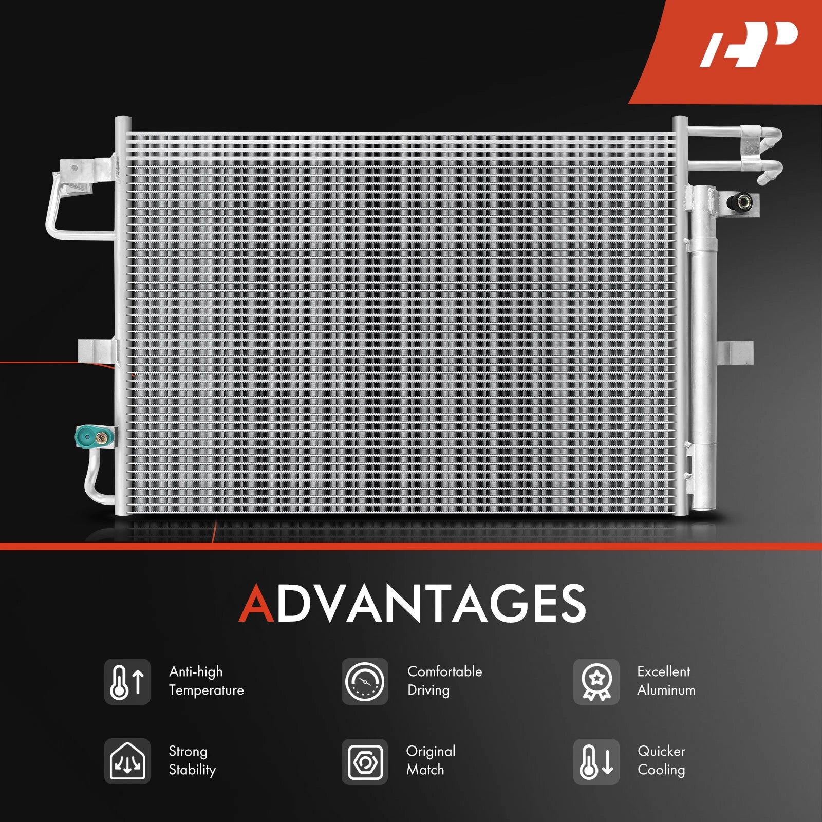 A/C Condenser with Receiver Drier for Ford F-150 (2011-2019)