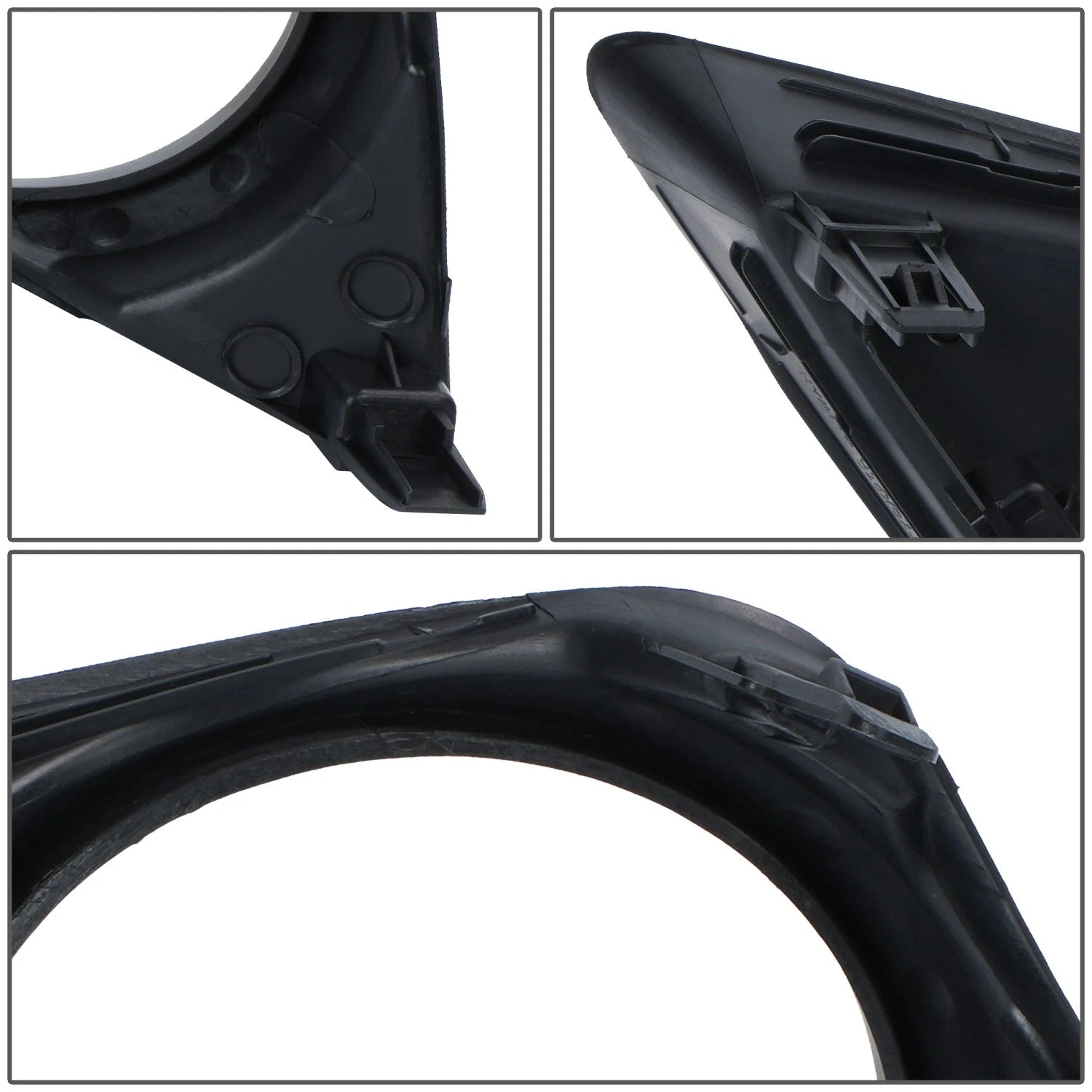 Fog Light Bezel for Toyota Corolla (2009–2010) Left Smooth Black