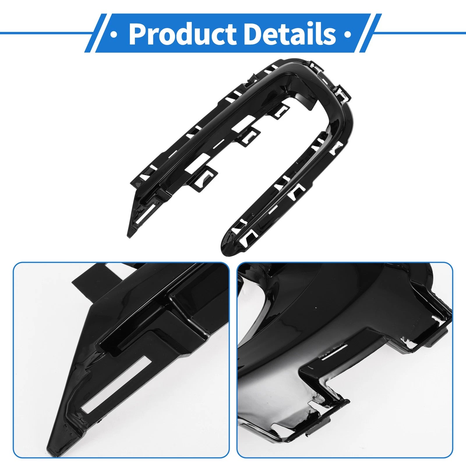 1 Pc Fog Light Grill for Buick Lacrosse (2019) No. 84158998 Black