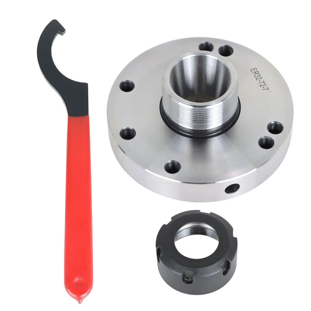ER32 Collet Chuck 100mm for Compact Lathe (1 Wrench)