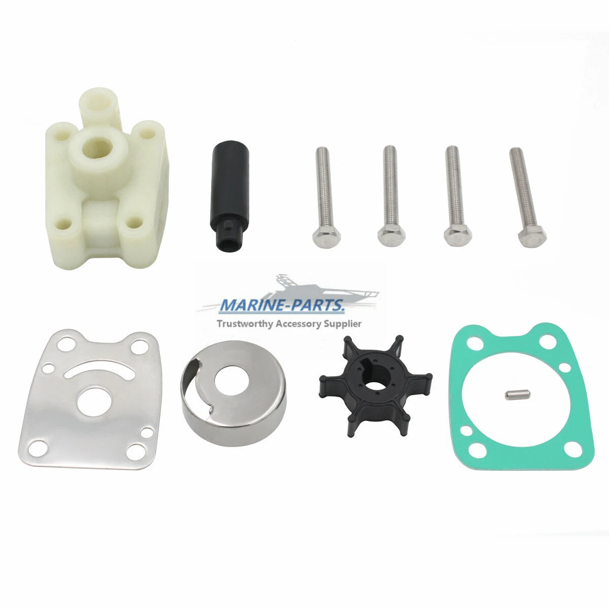 Water Pump Impeller Kit for Yamaha Outboard Engine (6E0-W0078-A2)