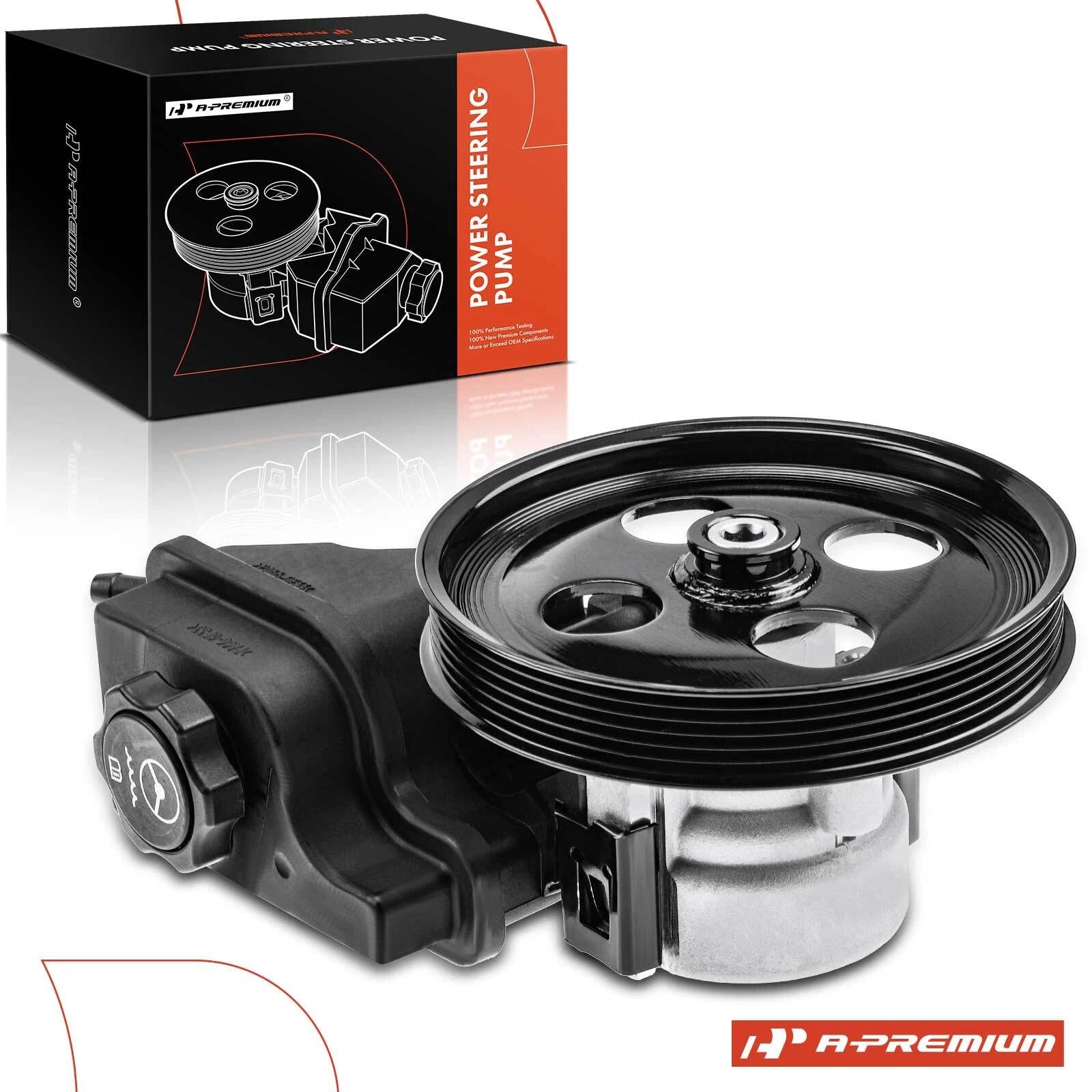 Power Steering Pump with Pulley & Reservoir for Buick Lucerne (2006–2011)