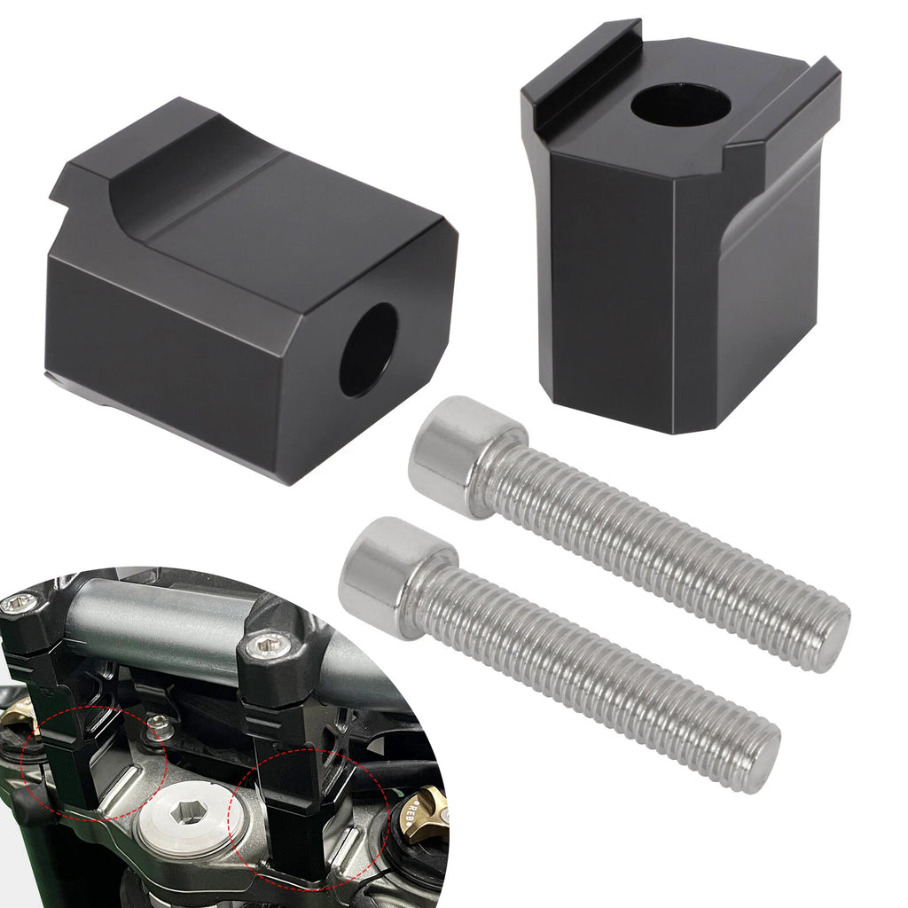 30mm Bar Risers for Surron Ultra Bee (2023) - Aluminum Handlebar Riser Kit