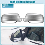 1 Pair Rearview Mirror Cover for VW Jetta (1999–2005) NO.3B1857538B/3B0857538 Silver Tone