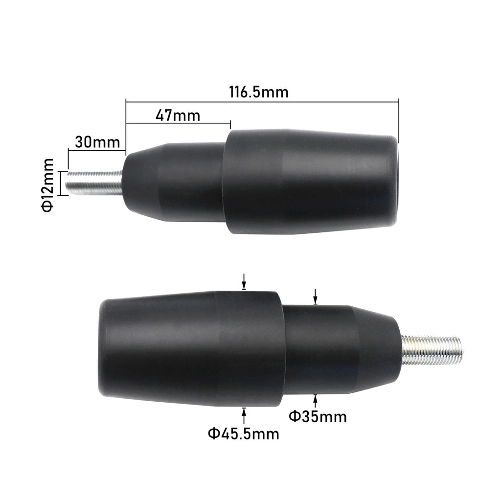 Crash Frame Sliders Protector Guard for Yamaha YZF-R7 MT-07 FZ-07 Tracer (2021–2023)