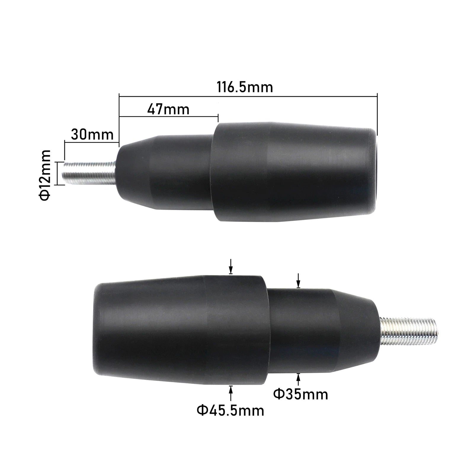 Crash Frame Sliders Protector Guard for Yamaha YZF-R7 MT-07 FZ-07 Tracer (2021–2023)