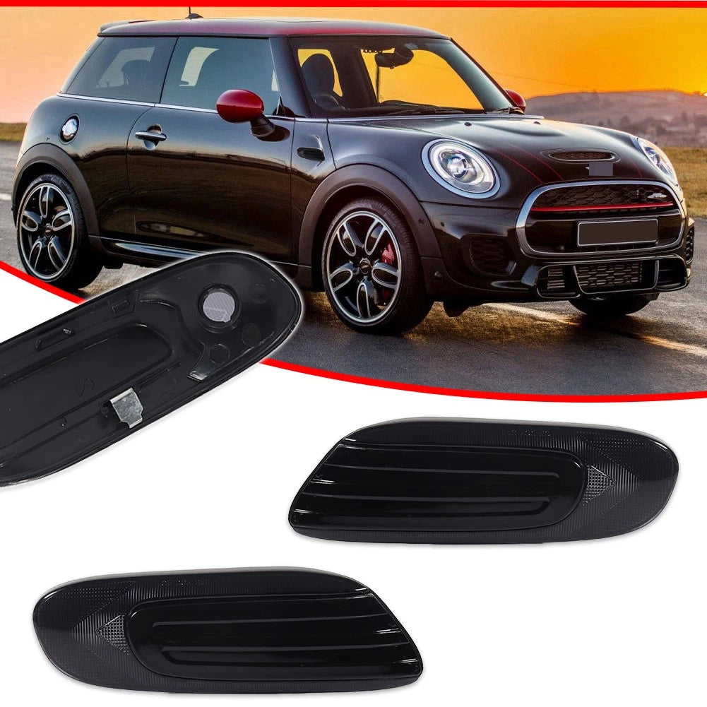 Smoke Lens Front Fender Side Marker Housings for MINI Cooper (2014–2021)