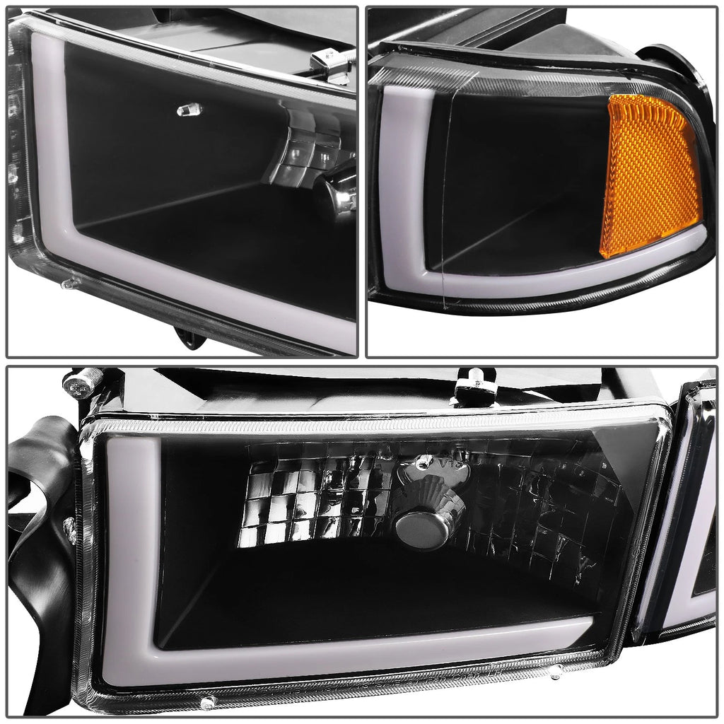 LED DRL Headlight Lamps for Dodge Ram 1500 2500 3500 (1994–2002)