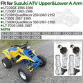 Complete Upper & Lower Ball Joint Set for Suzuki Quadracer 500 LT500R (1987–1990)