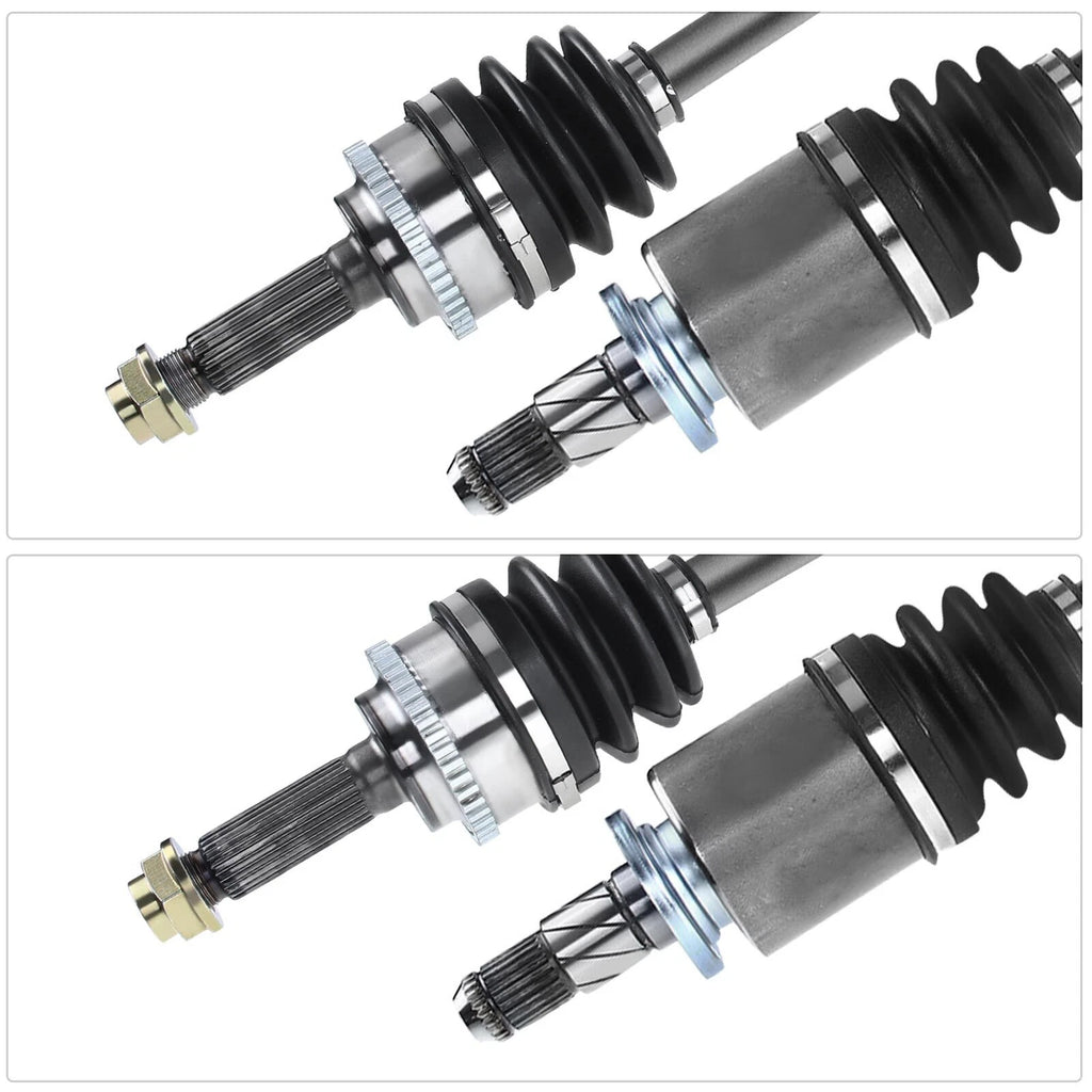 Set of 4 CV Axles with Wheel Hubs & Bearings for Subaru Legacy Outback (1995–2009)