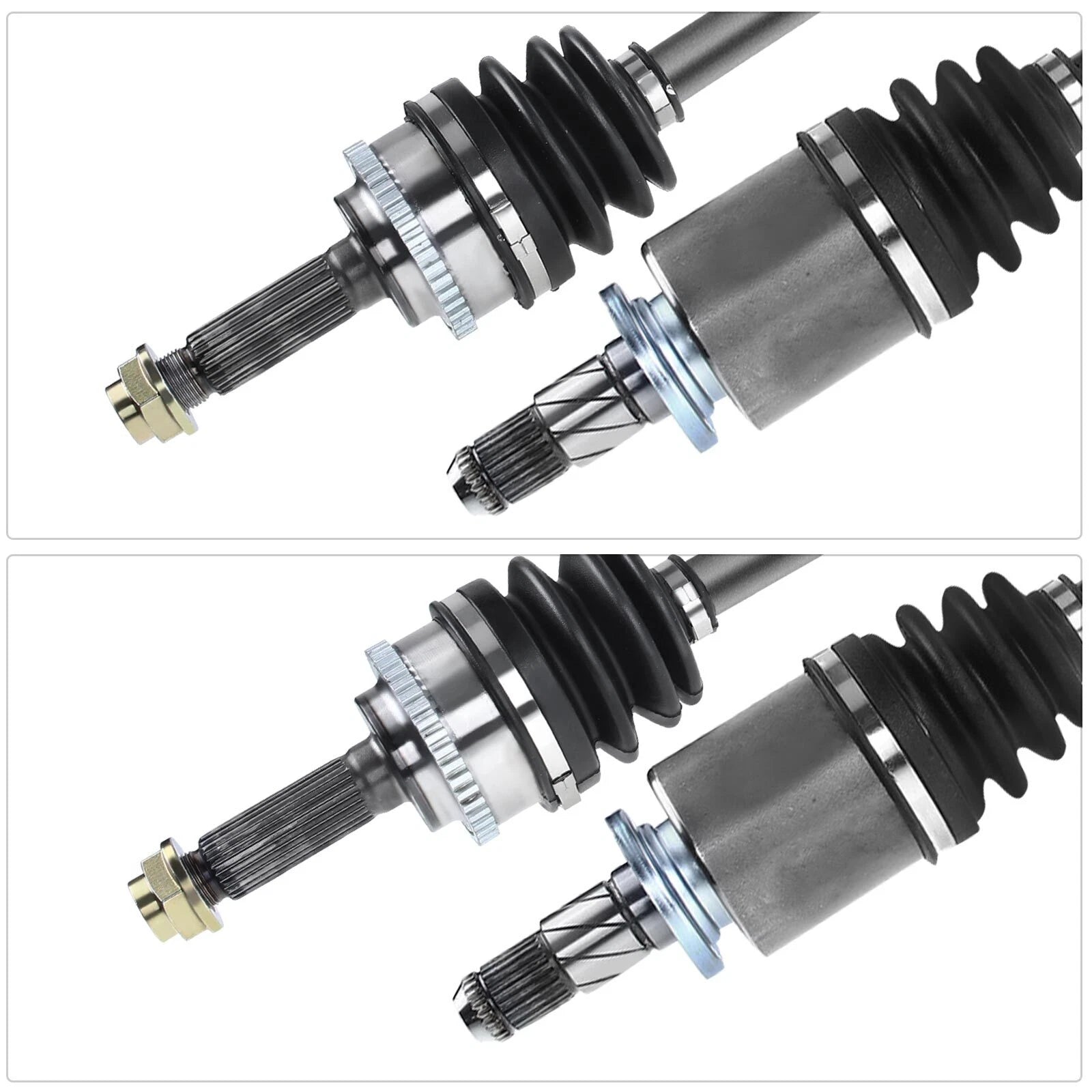 Set of 4 CV Axles with Wheel Hubs & Bearings for Subaru Legacy Outback (1995–2009)