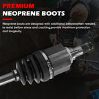 Pair Front CV Axle Shaft for Honda Accord 2003–2007 (2.4L Auto Trans)