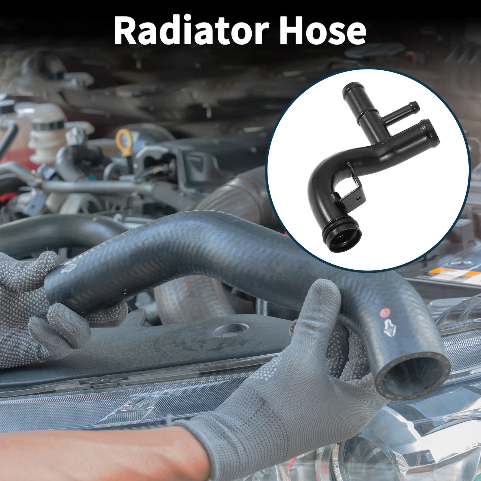 Radiator Hose Coolant Pipe for Audi Q7 3.0L (2009–2012) No. 059121163F