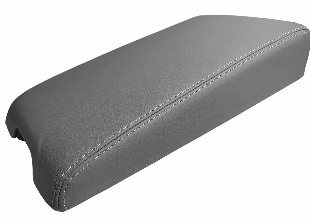 Leather Console Lid Armrest Cover for Infiniti G35 Coupe (2002–2007) Gray