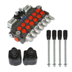 Hydraulic Control Valve for Backhoe with 4 Joysticks (6 Spool, 11 GPM)