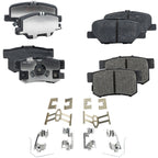 Set of 4 Ceramic Brake Pads for Acura RDX (2013–2018)