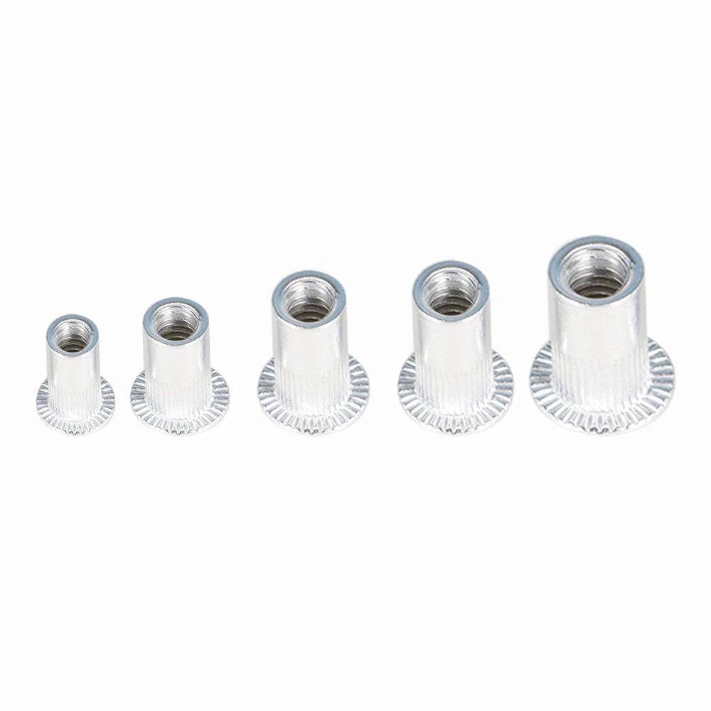 150 Pack Aluminum Rivet Nut Kit for Standard Inch SAE Imperial