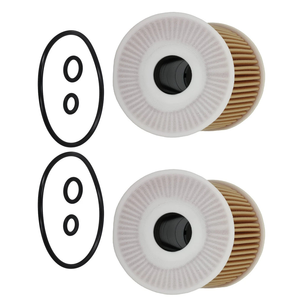 2X Oil Filter for Volkswagen Passat 2.0L I4 Diesel (2012-2014)