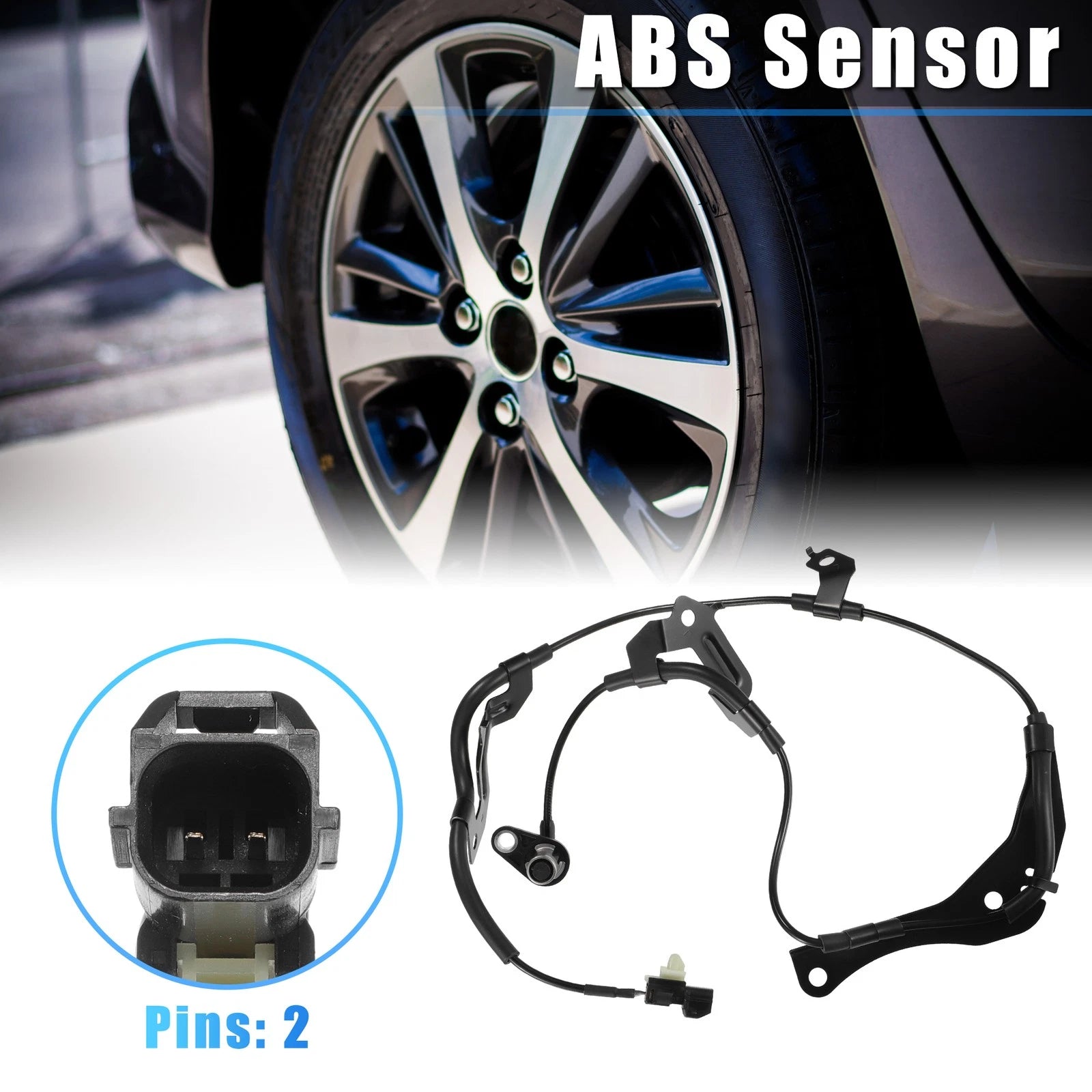 Front Left ABS Wheel Speed Sensor for Mitsubishi L200 Pickup (2006–2015) No.4670B005