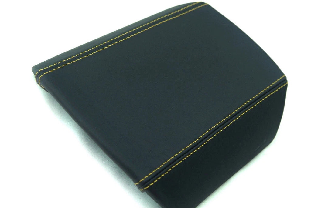Center Console Armrest Cover for Camaro (2010–2015) Yellow Stitch