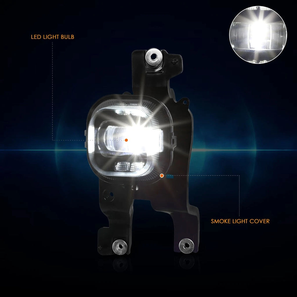 Smoked Lens LED Projector Fog Lights for Ford F250-F550 Super Duty (2008–2010)