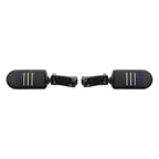 Black Rear Passenger Footpeg Mini Mount for Harley Street Glide (1993-2025)