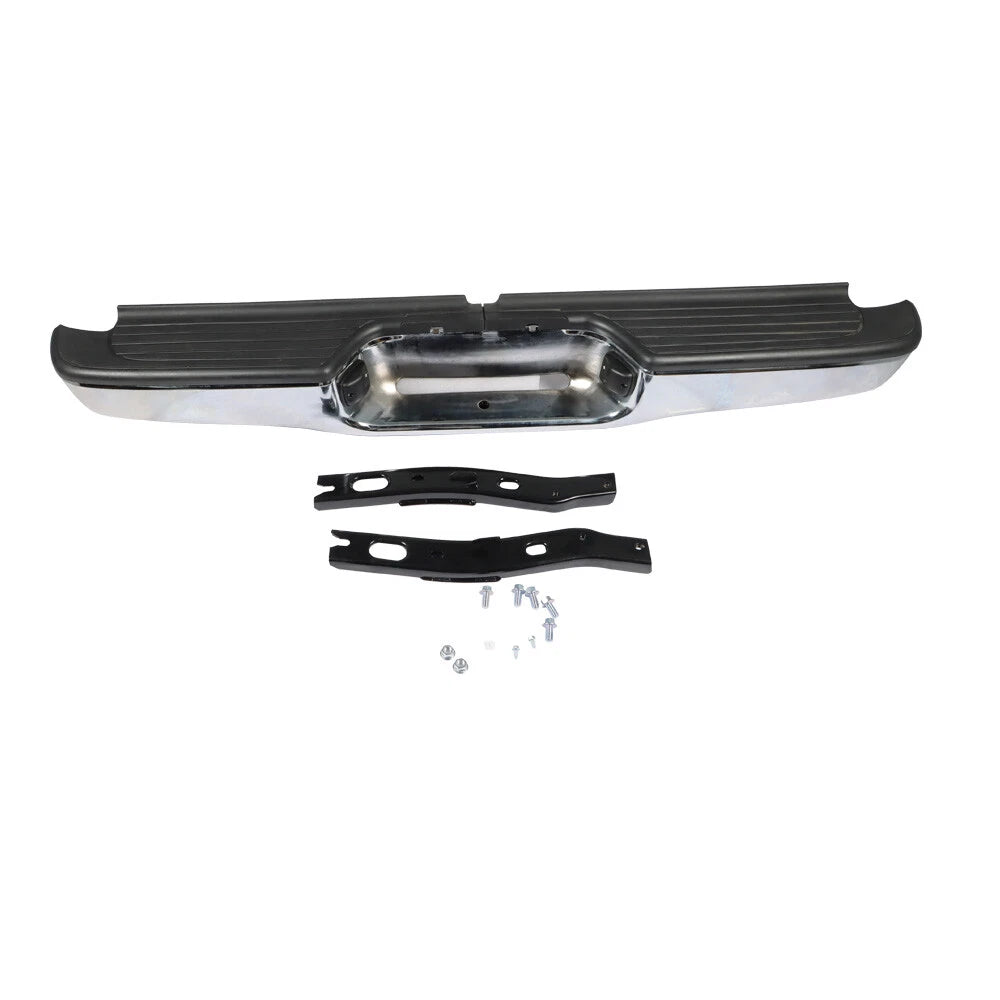 Chrome Rear Steel Step Bumper for Toyota Tacoma (1995–2004)