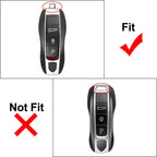 3 x Button Remote Key Fob Case Shell for Porsche Carrera 911 (2012-2019)