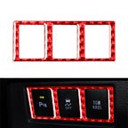 Carbon Fiber Interior Mode Switch Cover Trim for Toyota Tundra (2014–2021)