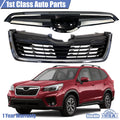 Matte Black Grille Assembly with Chrome Trim for Subaru Forester (2019–2021)
