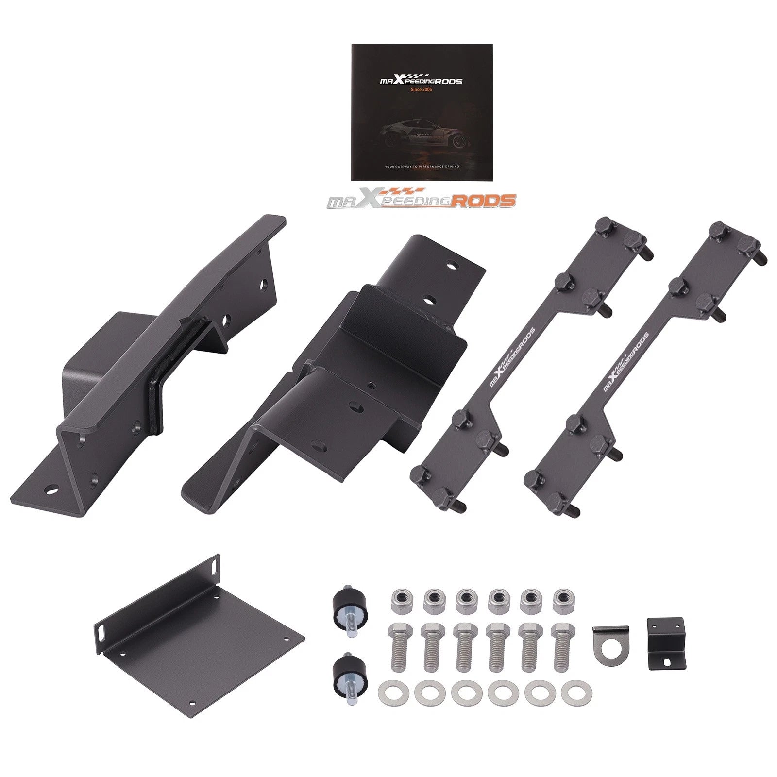 C-notch Lowering Kit for Dodge Ram 1500 (2002–2008) Powder Coated Steel