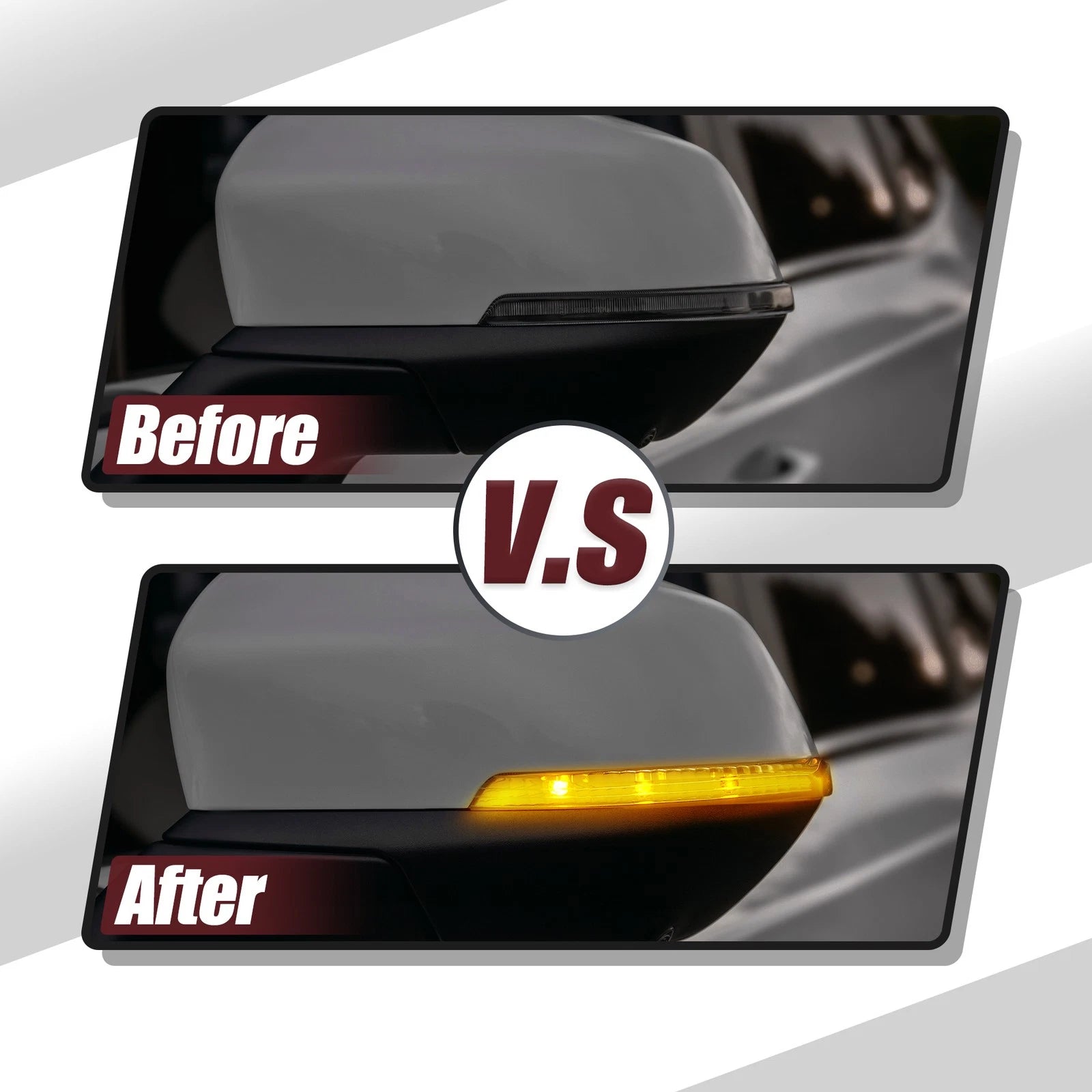 LED Right Side Mirror Turn Signal Light 68052078AA for Chrysler Dodge 