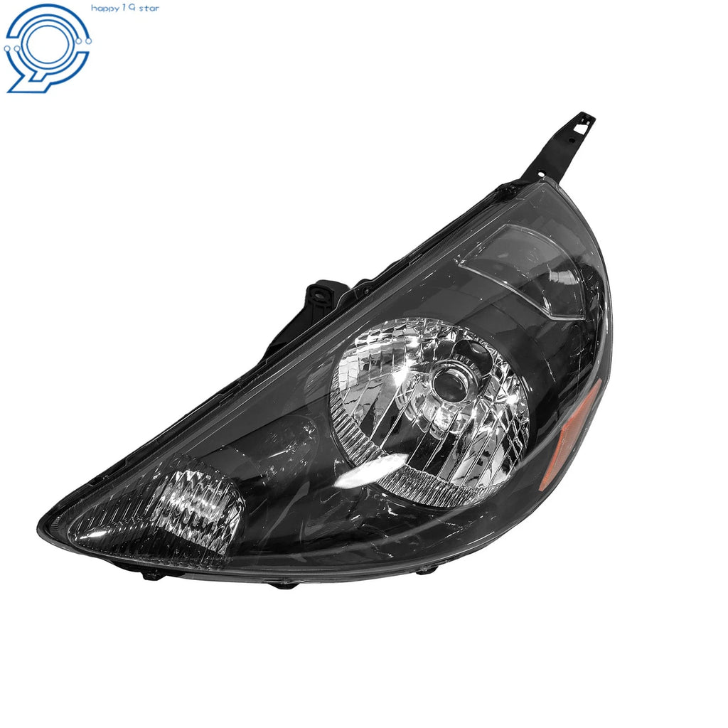 Halogen Headlight for Honda Fit (2007–2008) Left Side Black Housing