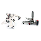 CNC Adjustable Rearsets Footpeg for Triumph Speed Triple 1050 (2011–2015) Gray