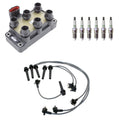 Set of 6 Denso Ignition Coil Wires & NGK Platinum Spark Plugs for Contour (1995–2000)